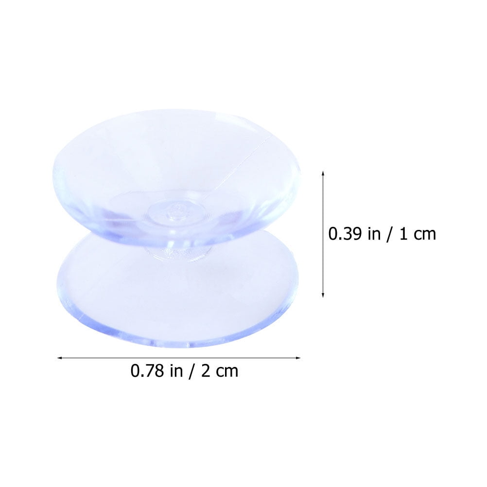 24pcs Double Sided Suction Cups Glass Tabletop Bumpers Glass Tabletop
