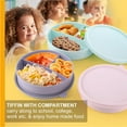 thumbnail image 5 of SIGNORAWARE 3 Pack 3-Compartment Snack Containers with Lids, BPA-Free Food Storage, 5 of 7