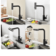 thumbnail image 3 of Llave Mezcladora Para Fregadero Llave De Agua Cocina Grifería De Cocina Xtellar Negro Mate, 3 of 3
