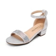thumbnail image 1 of Sandalias para Niñas DREAM PAIRS SDSD2320K Plata con Correa al Tobillo, 1 of 6