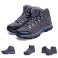 thumbnail image 3 of Hombres Tobillo Mediados Bota Otoño Invierno Deporte Al Aire Libre Botas Trekking Cálidas (Gris 46), 3 of 9