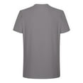thumbnail image 5 of Wyobmus Mens Graphic Shirts Summer Round Neck Pullover Short Sleeves Casual Printing Tops Size M-4XL Gray, 5 of 5