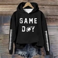 thumbnail image 2 of WEAIXIMIUNG Sweat à Capuche pour Femmes, Imprimé Football Baseball, Col Rond et Manches Longues, 2 of 4