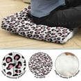 thumbnail image 4 of Cute Leopard Floor Pillow&nbsp;– 22x22 Inch Large Seat Cushion, Dutch Velvet, Kawaii Spots Design (Fun Cartoon Leopard for Kids Rooms), 4 of 6