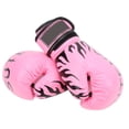 thumbnail image 4 of Guantes De Protección Para Kickboxing, Guantes De Boxeo Con Forro Interior Formado Con Correa De Cierre De Nailon Para Entrenamiento ZAQW Rosa, 4 of 8