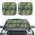 thumbnail image 2 of Balery Succulents Sun Shield 2 Pack For Car Front Windows Foldable Sun Visor Protector Blocks Max Uv Rays And Keeps Your Vehicle Cool For Most Sedans Suv Truck, 2 of 7
