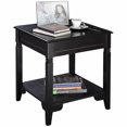 thumbnail image 1 of Costway Table d'Appoint Nolan Table de Canapé avec Étagère Pieds en Pin Table de Chevet Neuf, 1 of 9