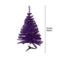 thumbnail image 3 of Tabletop Artificial Christmas Tree, Eco-Friendly PVC Small Xmas Tree with Stand for Small Place Holiday Decor(Height:60cm/23.6inch), 3 of 3