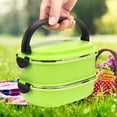 thumbnail image 3 of Portable Lunch Box,Portable Insulation Thermo Thermal Insulation Lunch Box Lunch Box Reliable and Durable, 3 of 8
