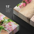 thumbnail image 4 of wall26 Canvas Print Wall Art Relaxing Zen Orchid Flowers Massage Stone Candles Nature Wilderness Photography Realism Rustic Landscape Colorful Multicolor for Living Room, Bedroom, Bathroom - 12", 4 of 5