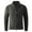 Army Green, variant on Mens Zip up Cardigan Sweater Slim Fit Casual Stand Collar Textured Knit Ribbed Chunky Sweaters Black