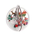 thumbnail image 3 of Navidad madera hueco árbol de Navidad decoración del hogar campana colgante decoraciones 2 uds Wmkox8yii fhajkh4561, 3 of 6