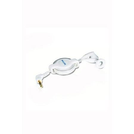 Philips SJM2604 Universal Retractable White Stereo Earbuds