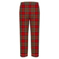 thumbnail image 4 of uublik Men Pajamas Sets Soft Button Down Classic Lapel Comfy Long Sleeve Pajamas for Men, Red, 4 of 5