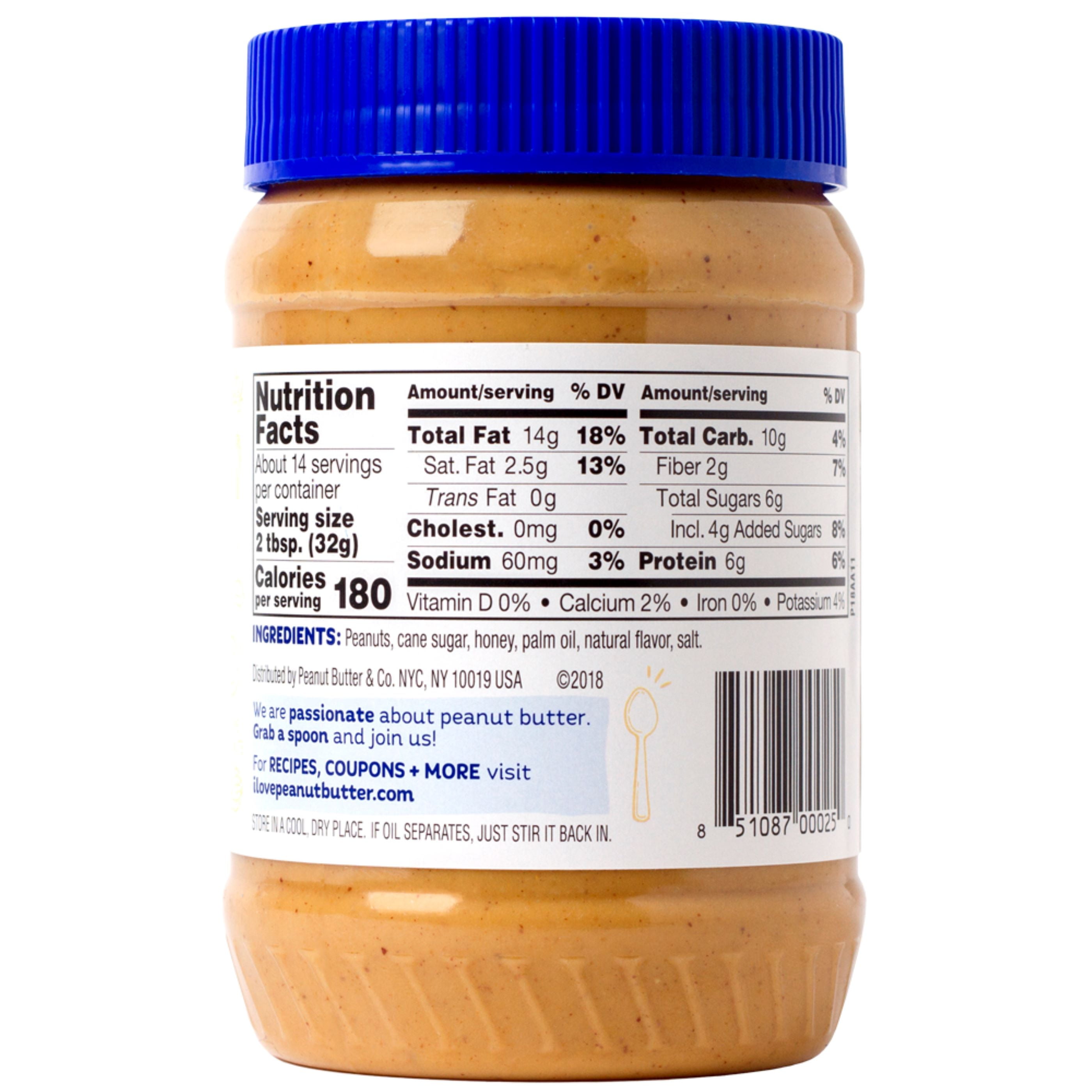 (3 pack) Peanut Butter & Co, The Bee's Knees, Peanut Butter Spread, 16 oz