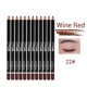thumbnail image 2 of 12 piezas Eye Lip Liner Lápiz cosmético Brillo Impermeable Eye Shadow Pen Vino rojo Jinwen Lápiz delineador de ojos de maquillaje, 2 of 8