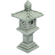 Eease Mini Sandstone Pagoda Fairy Garden Figurine for Zen Decor