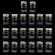 thumbnail image 2 of Frascos de botellas de muestra líquida Yinane 20 piezas para perfume de suero 3ml Viales estériles sellados, 2 of 8