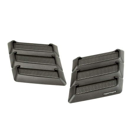 Rugged Ridge by RealTruck Performance Hood Vent Kit for Wrangler TJ/JK/JKU | Black | 17759.09 | Compatible with 1997-2018 Jeep Wrangler TJ/JK/JKU