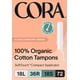thumbnail image 1 of Aplicador orgánico Tampon Cora, paquete múltiple, 18 ligeros, 36, regular, 1 of 8