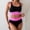 Swimwear-AHot Pink, variant on LEKWK Womens Sporty Bikini Sets High Waisted Two Piece Swimsuits Crop Top Athletic Bathing Suits Outfits