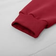thumbnail image 5 of Hpapadks Sweatshirt for Women Oversized Long Sleeve Color Block Fleece Hooded Sweatshirts Hoodies for Women Red S, 5 of 5
