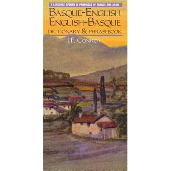 Pre-Owned Basque-English English-Basque Dictionary and Phrasebook Paperback Joseph Conroy