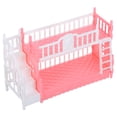 thumbnail image 3 of SHISUYAN Mini Lit de Maison de Poupée 2 Pcs Style Européen Lit Superposé Double, 3 of 8