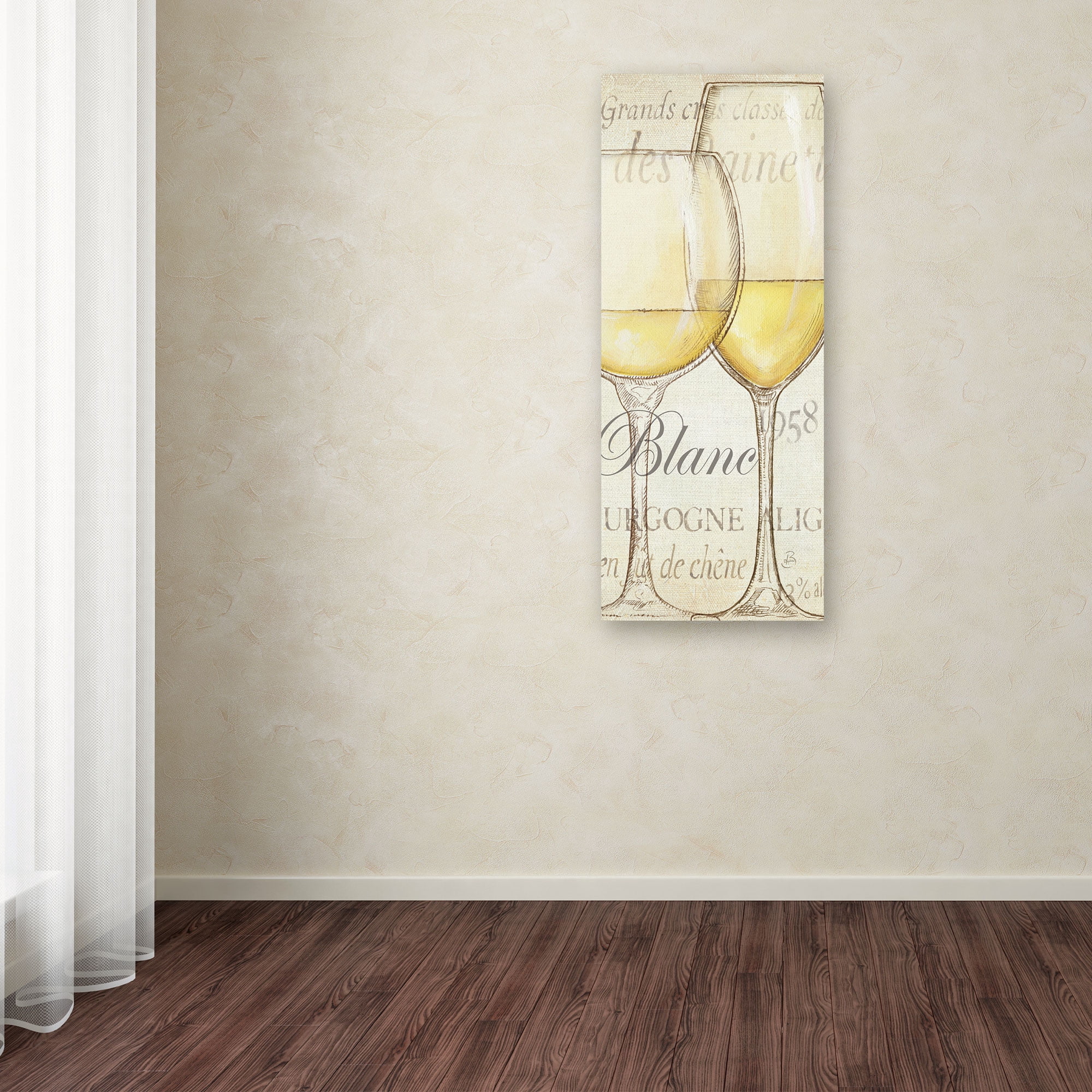 Trademark Fine Art 'Les Blancs' Canvas Art by Daphne Brissonnet