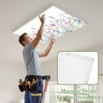 thumbnail image 4 of Spring Floral Magnetic Fluorescent Light Covers for Ceiling Lights 2 x 4 Feet, Country Spring Floral Botanical Office Classroom Kitchen Drop Ceiling Light Covers Lighting Filters Shade Panel 2 Packs, 4 of 9
