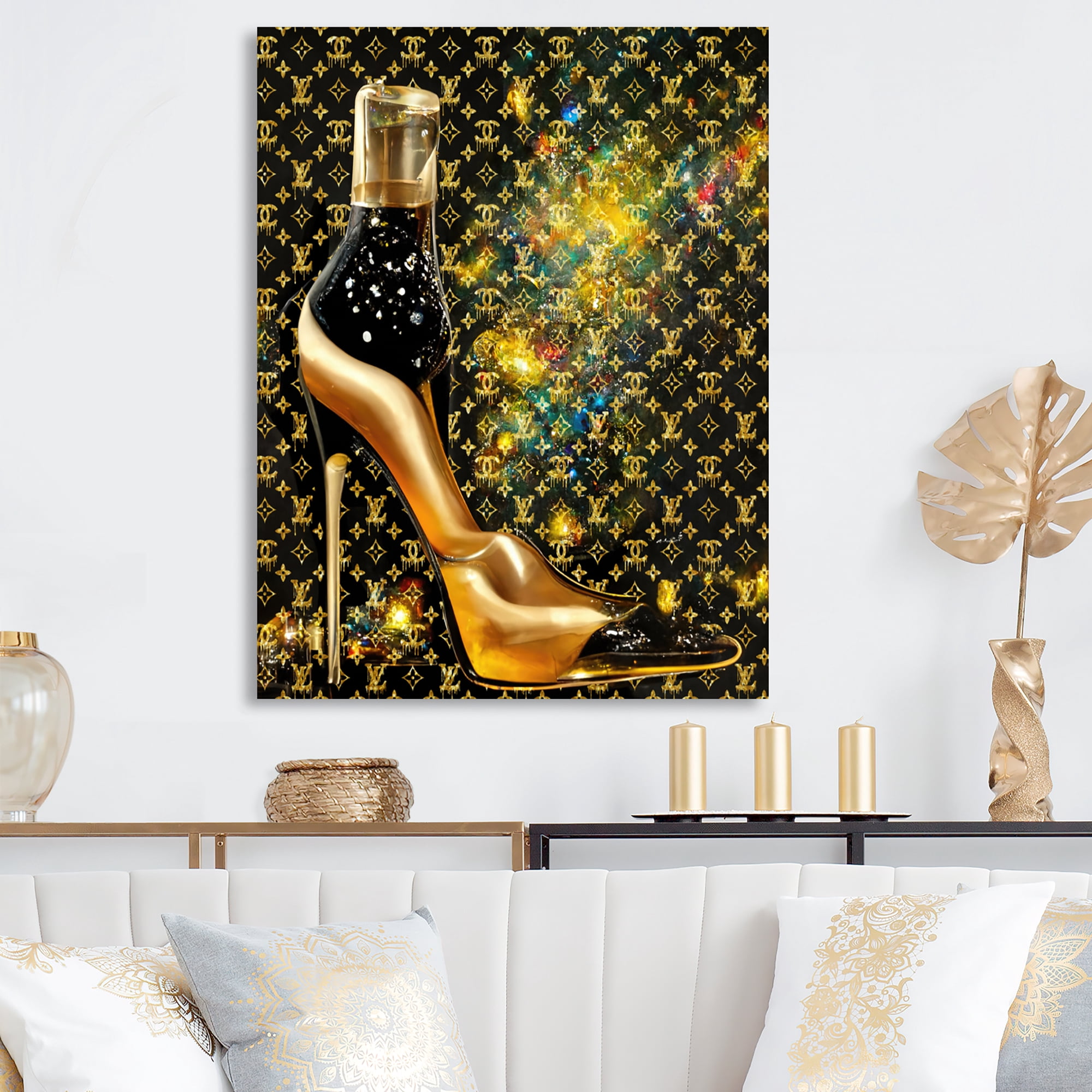 Designart Luxurious Stilettos VI Canvas Wall Art
