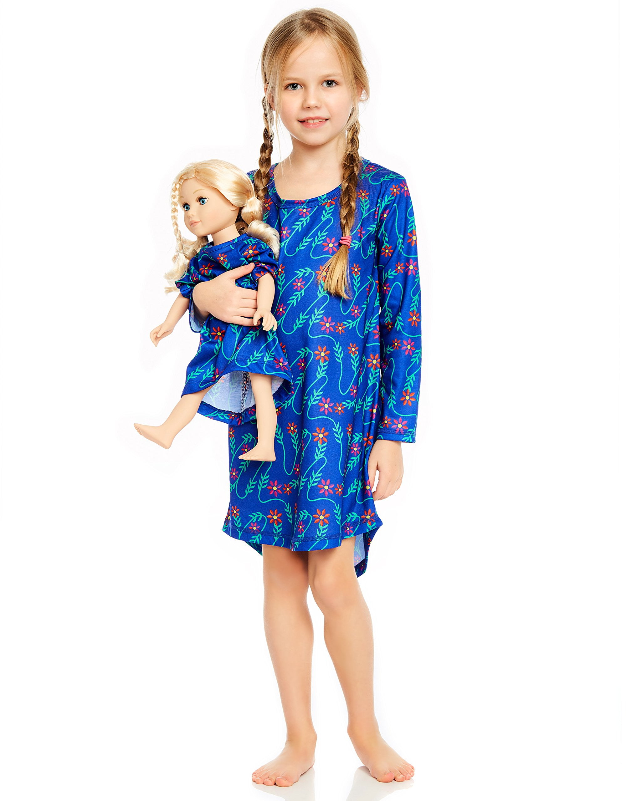 Leveret - Leveret Matching Doll & Girls Nightgown Kids ...