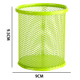 thumbnail image 2 of Portalápices de malla, portalápices de Metal duradero para escritorio de oficina, organizador de bolígrafos redondo, 4 Uds., color verde, 2 of 5