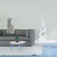 thumbnail image 2 of Figura Decorativa De Gato De Resina Con Forma De Llama, Escultura Para Escritorio, Estantería, Sala De Estar, Dormitorio, Artesanía Abstracta Moderna, Regalo, 2 of 8