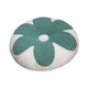 thumbnail image 5 of Cojín de suelo para meditación de 45 cm, cojín decorativo con relleno de algodón PP. Verde profundo, 5 of 9