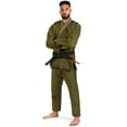 thumbnail image 6 of Hayabusa Lightweight Pearl Weave Jiu Jitsu Gi, Green A0, 6 of 6