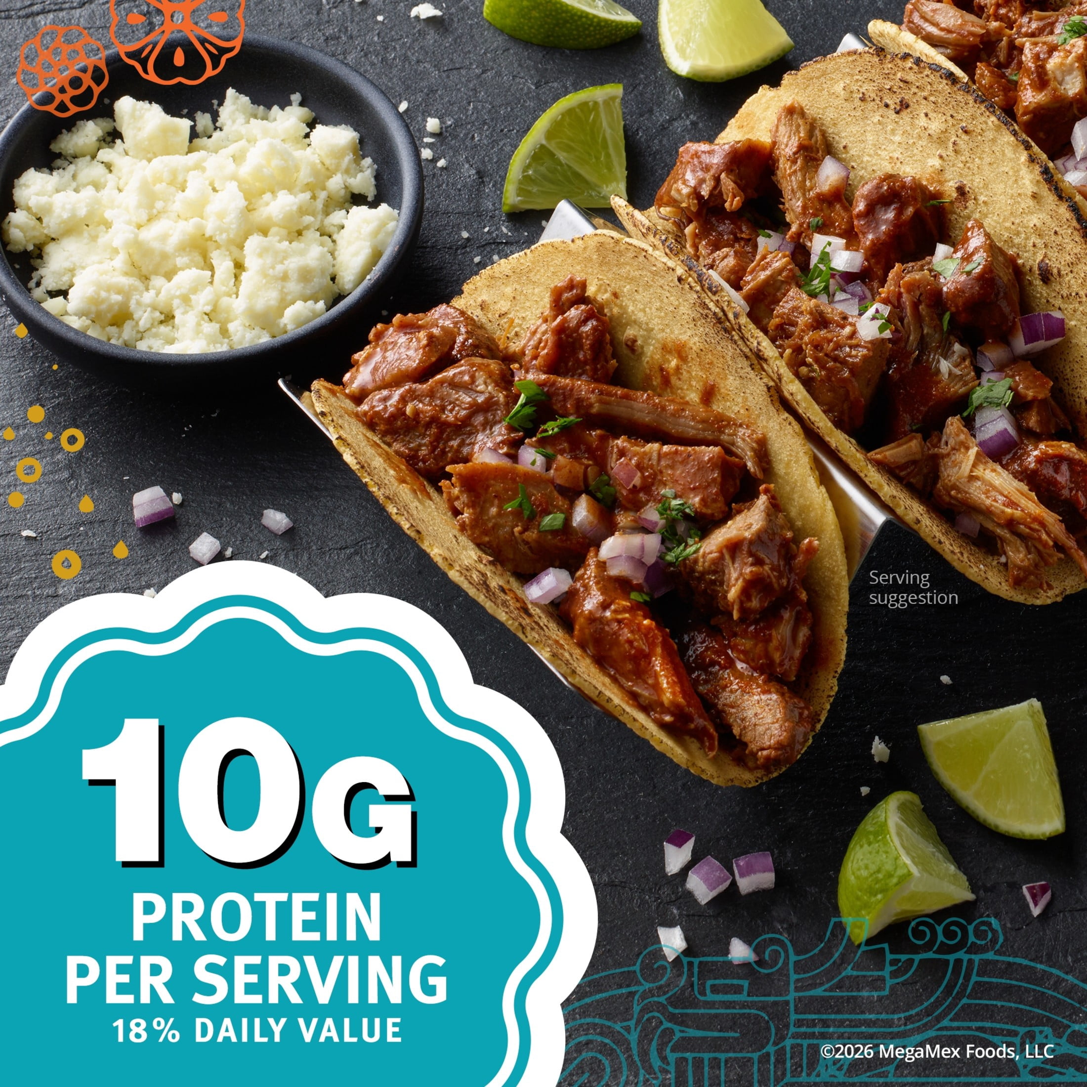 HERDEZ Al Pastor Seasoned Shredded Pork, Microwaveable Entree, 15 Oz Tray