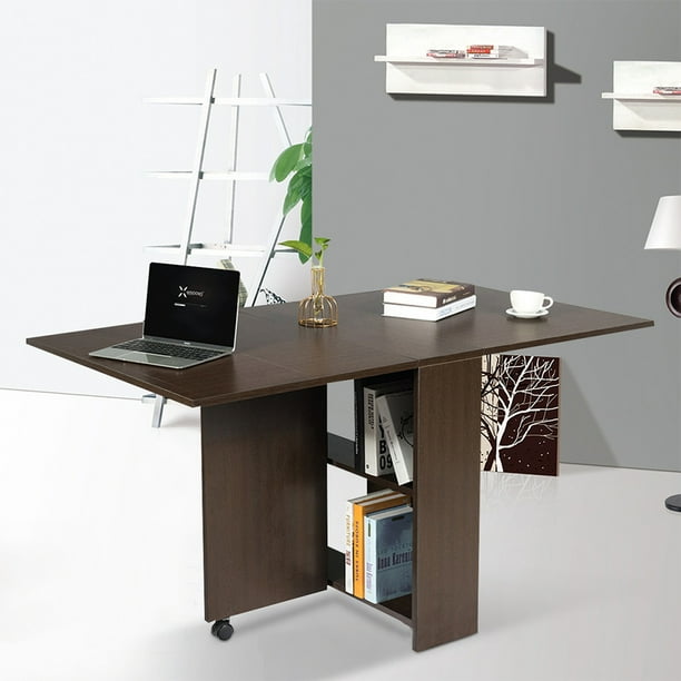 Office Desks, Laptop Table Multipurpose Workstation, Movable Folding