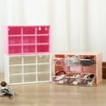 thumbnail image 2 of Storage Cabinet Organizer Drawer High Capacity with Hanging Hole Transparent And Visible Space-saving 6/9 Drawers Makeup Holder for Home, 2 of 8