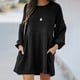 thumbnail image 1 of ICHUANYI Liquidación Vestido de suéter de cintura media de punto de manga de invierno de moda para mujer ICHUANYI WER202308255742, 1 of 9