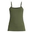thumbnail image 3 of Time and Tru Women’s Cami Top with Adjustable Straps, Sizes XS-XXXL, 3 of 5