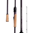 thumbnail image 1 of PURELURE ACUTEVIOLET Fishing Rod Regular Fast Action, Jerkbait Rod Spinning & Baitcasting 2 Piece, TORAY 36 Ton Carbon Fiber, Titanium Frame with Torzite Guide Ring, Carbon Reel Seat 3A Cork Handle, 1 of 7