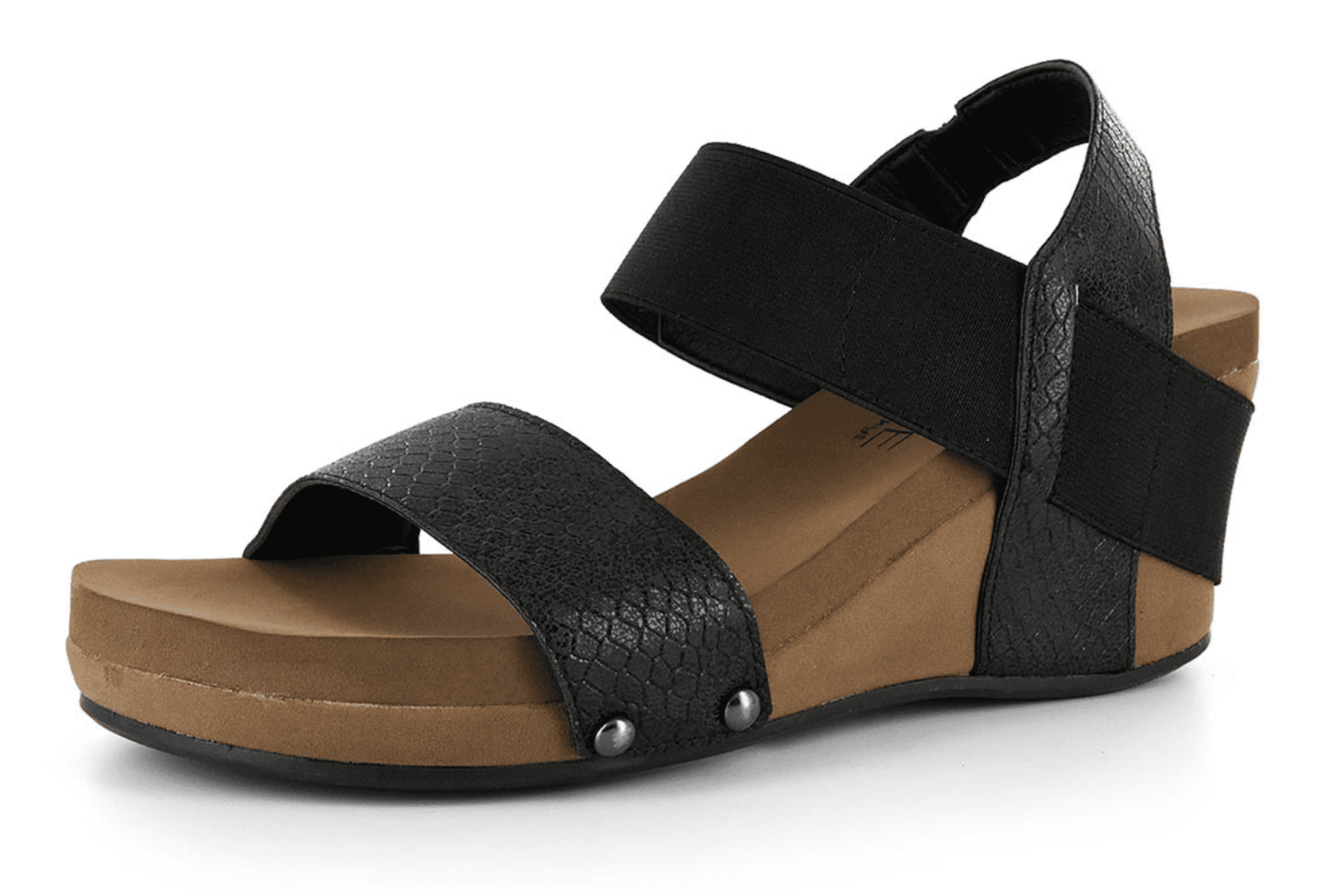 Corkys Corkys Bandit Comfortable Wedge Sandals Walmart Com