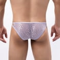 thumbnail image 4 of Felwors Mens Lace Sexy Comfortable And Breathable Triangle Pants, 4 of 4