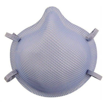 Disposable Respirator, N95, Molded, Dual, Non-Adjustable, Molded Nose Bridge, M