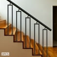 thumbnail image 5 of 3*Carbon Steel Stair Balusters Modern U-Shaped Metal Spindles for Stairs Black, 5 of 17