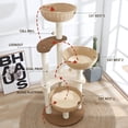 thumbnail image 3 of Cat Tree Tower Hiyong 54 para gatos grandes con 3 nidos, 3 of 8