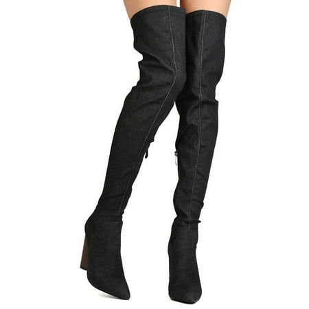 cape robbin denim boots