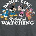 thumbnail image 3 of Disney - Mickey & Friends - Donald Duck, Minnie, Mickey, & Daisy - Dance Like Nobody's Watching - Women's Racerback Tank Top, 3 of 6