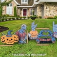 thumbnail image 6 of VictoryStore Scary Zombie Lawn Decorations Set, Outdoor Trick or Treat Decor, Set of 7 (19470), 6 of 8